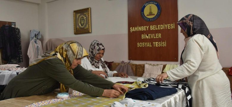 Gaziantep’te Kadınların Güçlenmesi İçin Dikiş Nakış Kursları