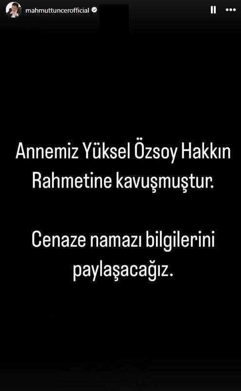 Mahmut Tuncer’in Annesi Hakkında